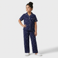 Girls Galaxy Shirt with Pjyama Sleepwear Set