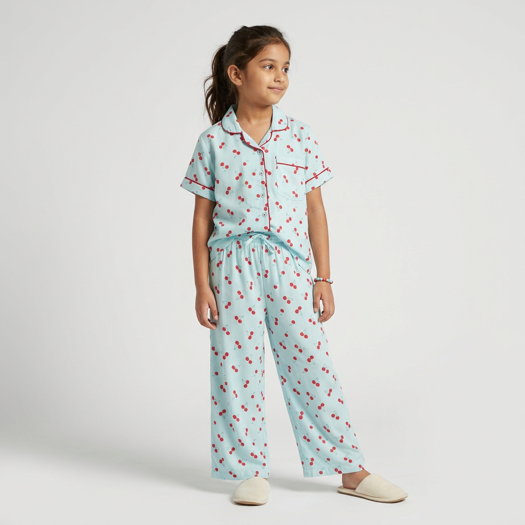 Girls Printed Sleepwear Set