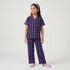 Girls Butterfly Shirt with Pjyama Sleepwear Set