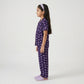 Girls Butterfly Shirt with Pjyama Sleepwear Set
