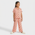 Girls Polka Shirt with Pjyama Sleepwear Set
