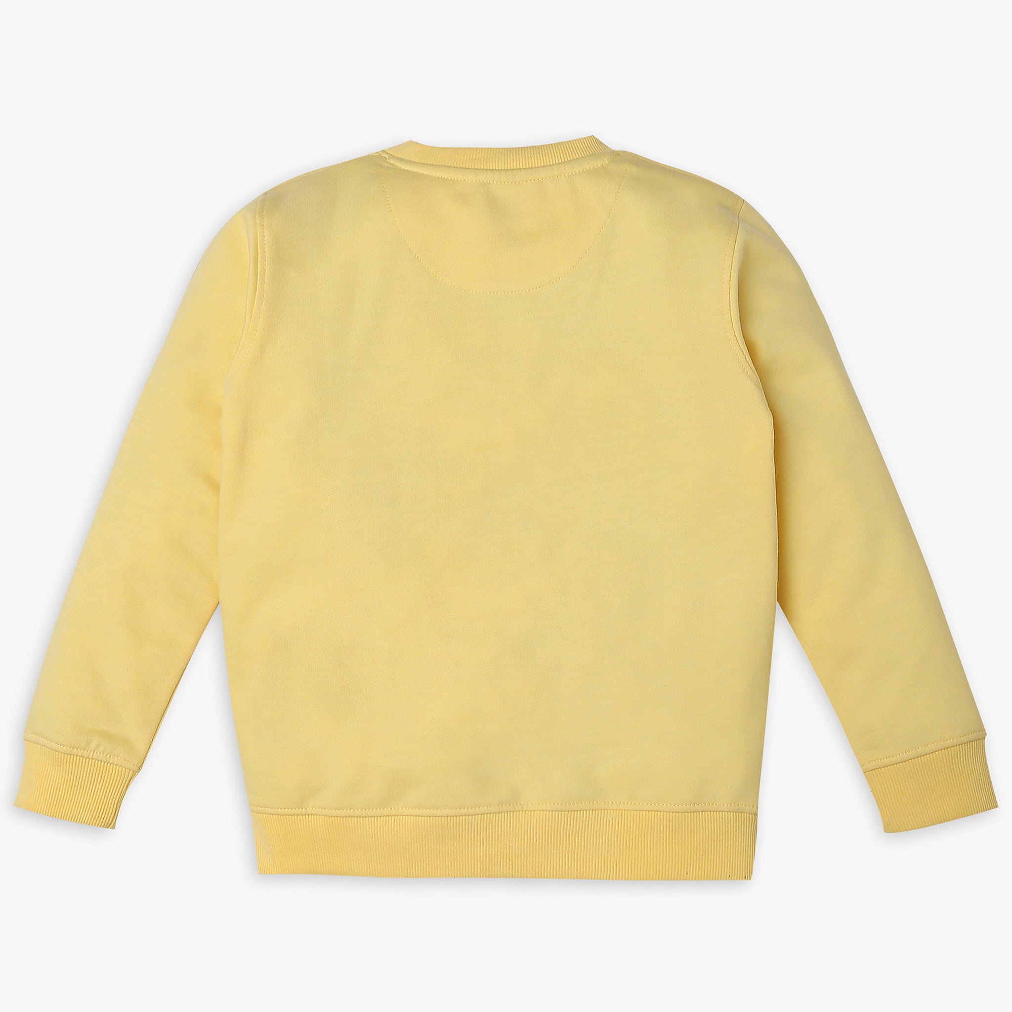 Girls Regular Fit Jacquard Sweatshirt