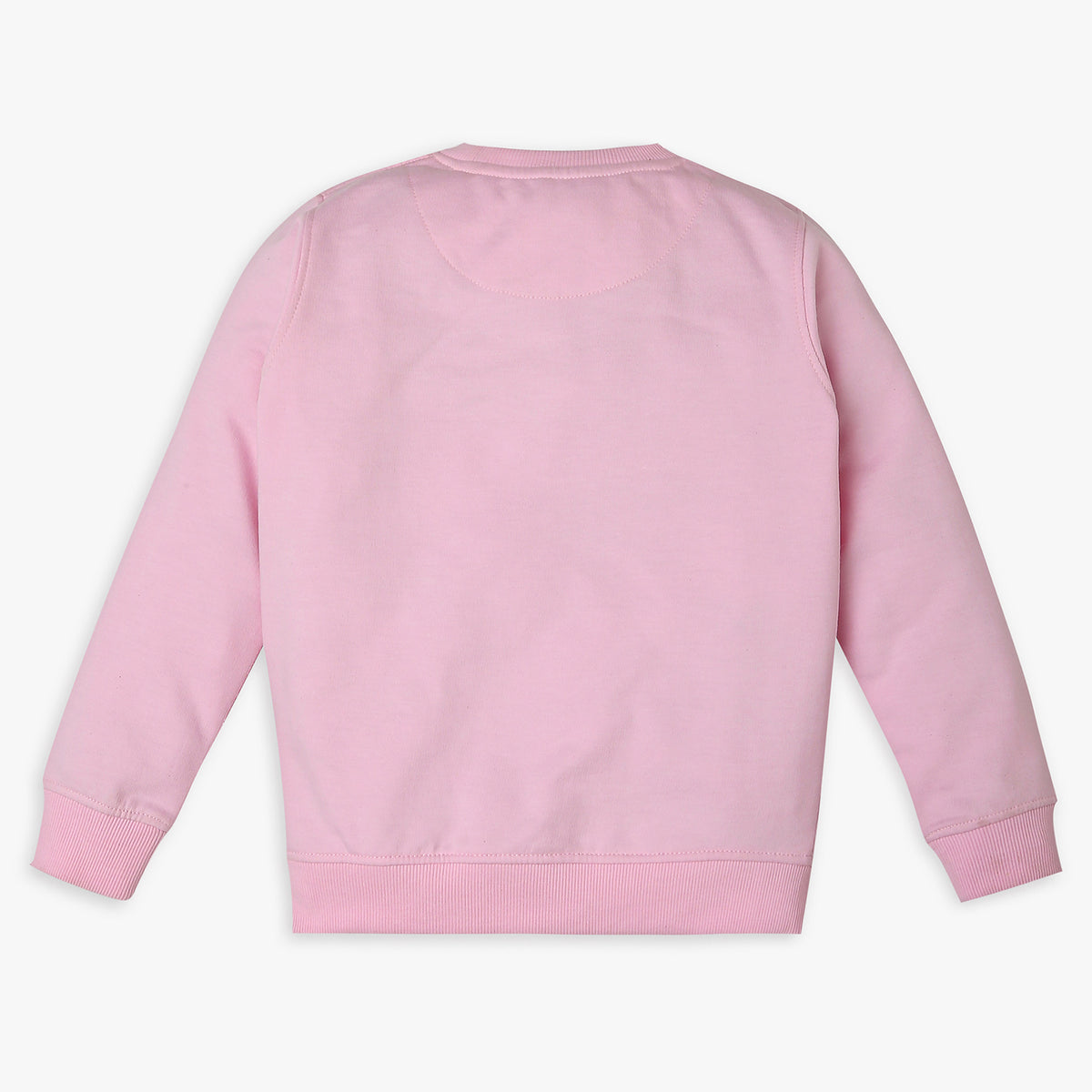 Girls Regular Fit Jacquard Sweatshirt