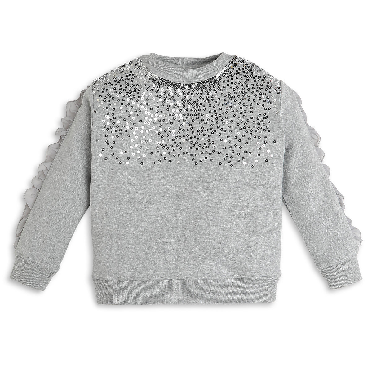 Girls Regular Fit Printed Sweat Tees