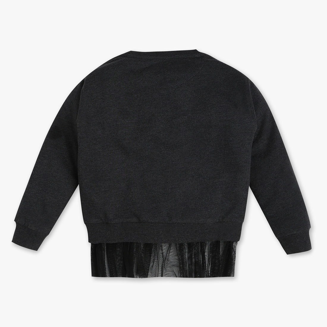 Buy Girls Boxy Fit Embellished Full Sleeve Sweat Tee  - Style Union