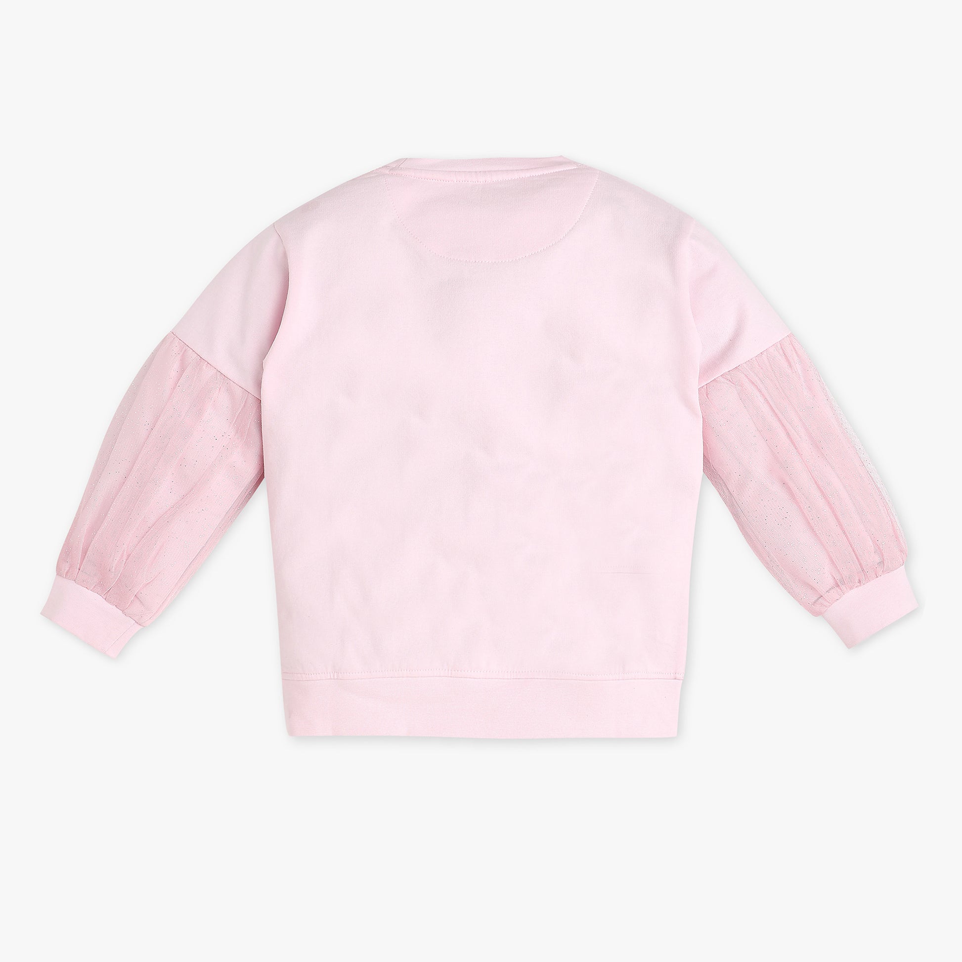 Buy Girls Boxy Fit Embellished Full Sleeve Sweat Tee  - Style Union