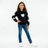 Girls Cotton Pop Sweats Tee