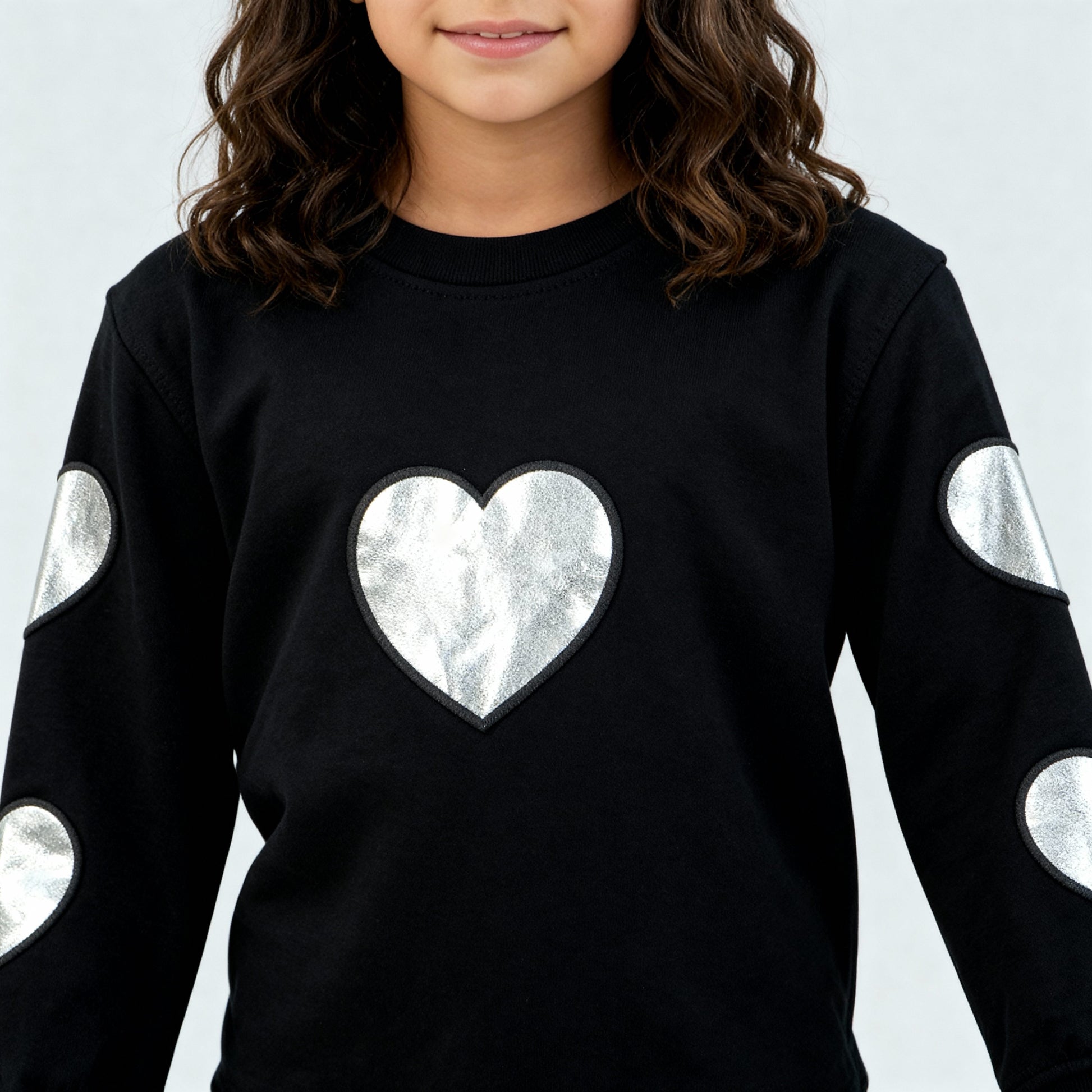 Girls Cotton Pop Sweats Tee