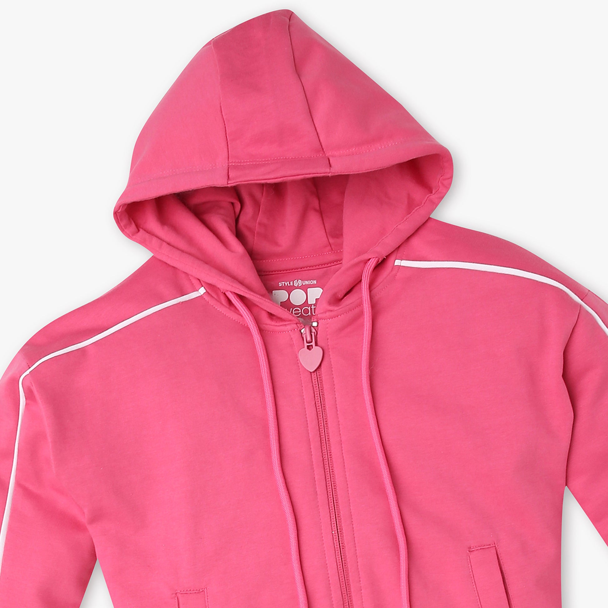 Girls Solid Sweat Tee