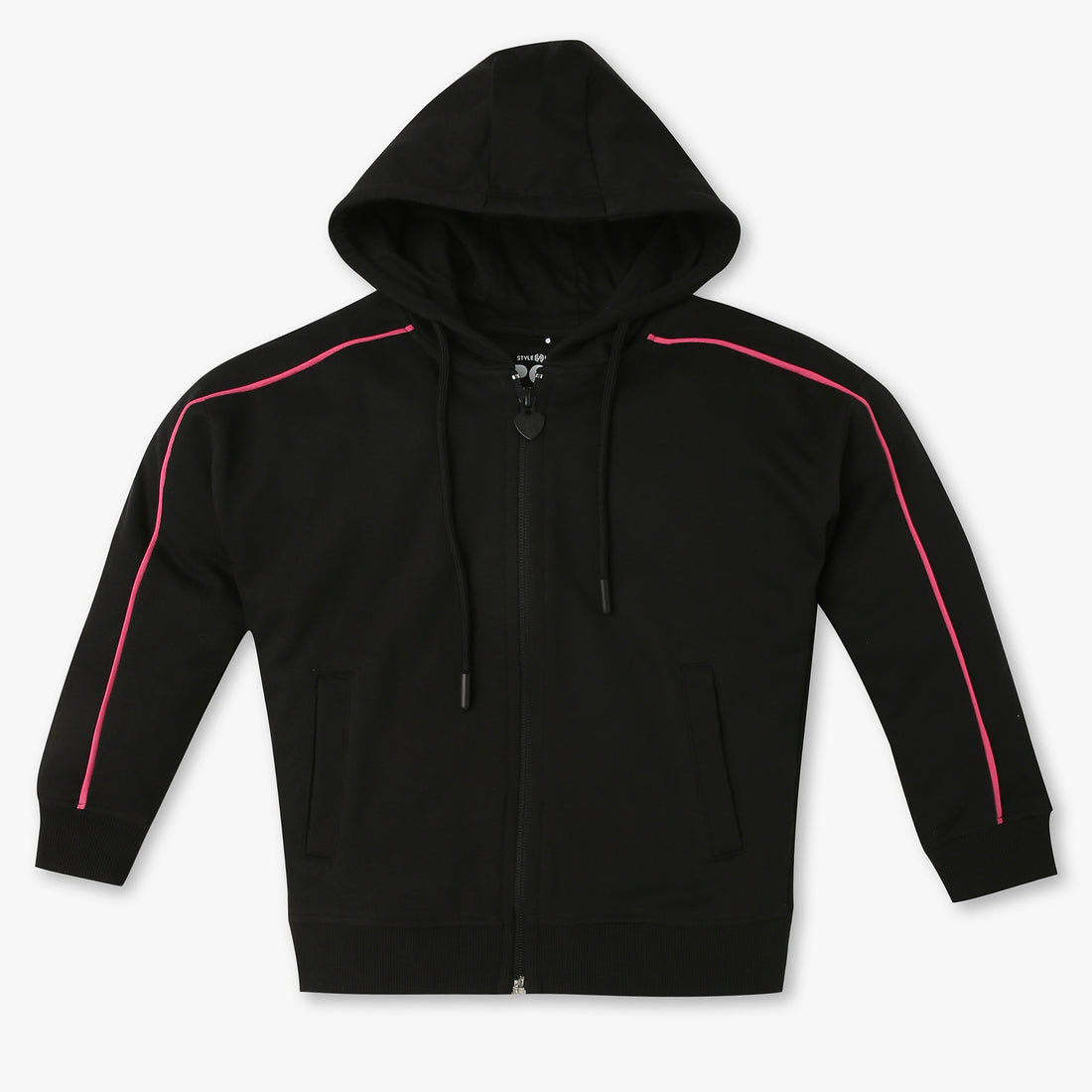 Girls Solid Sweat Tee