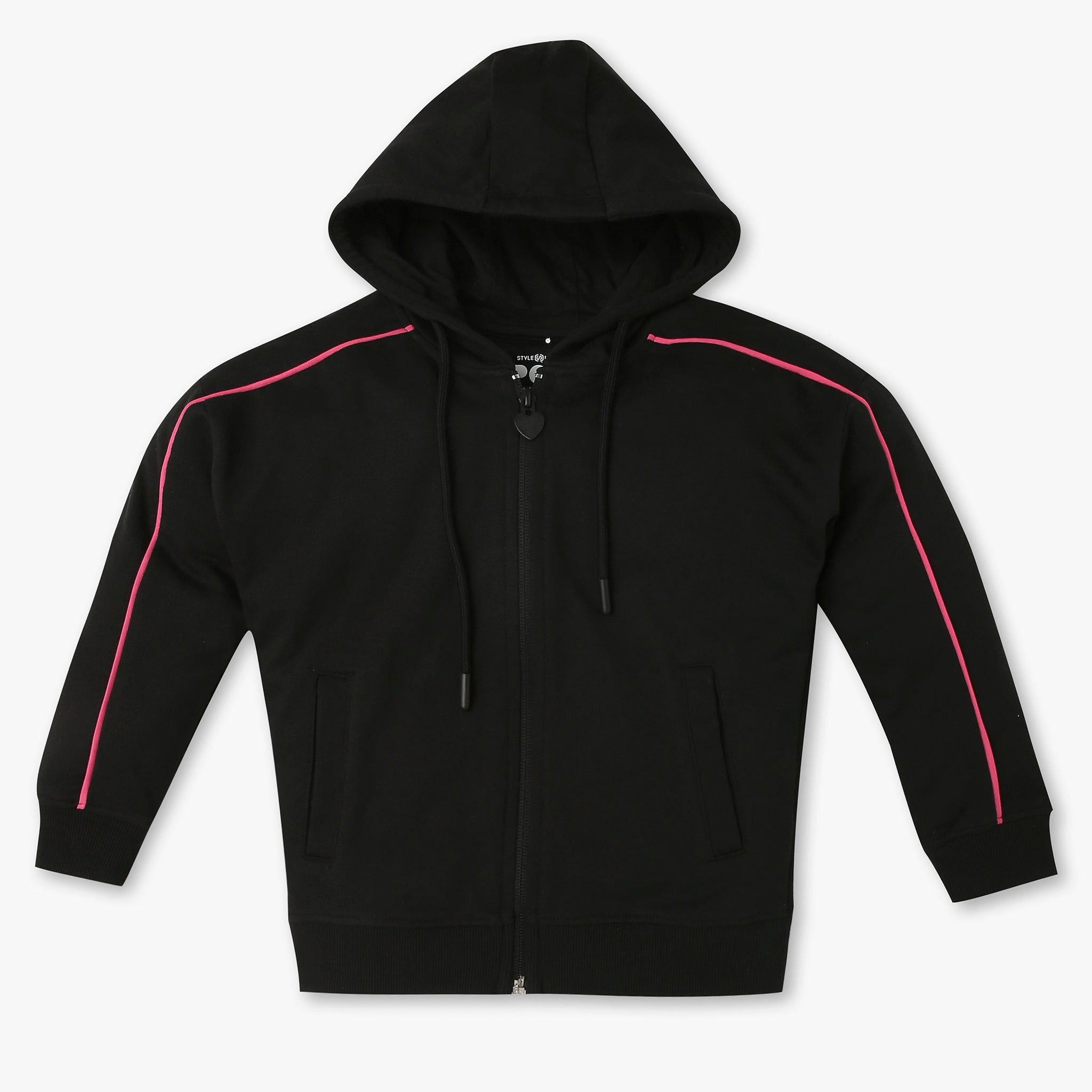 Girls Solid Sweat Tee