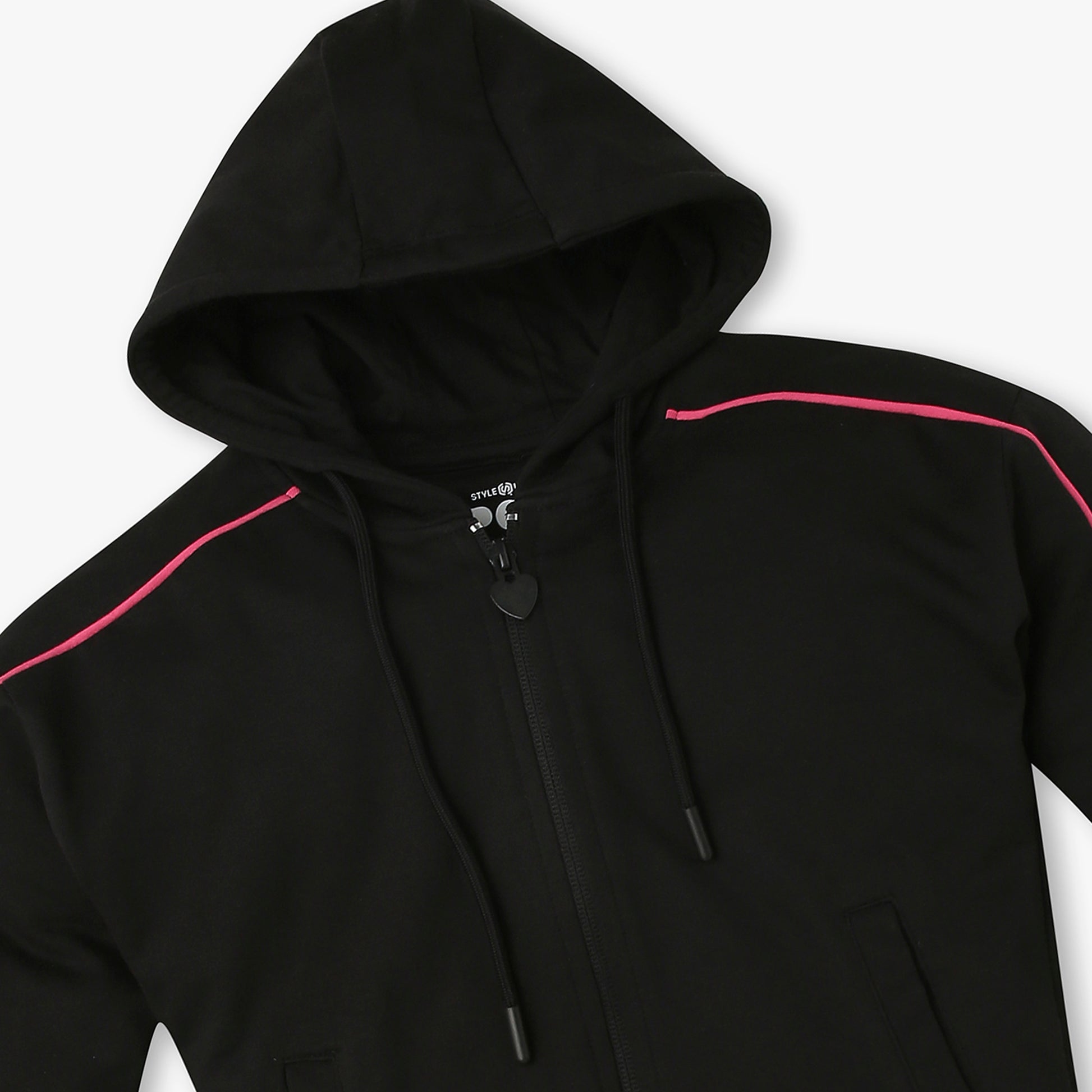 Girls Solid Sweat Tee