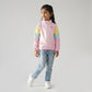 Girls Cotton High Neck Sweat Tee