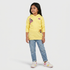 Girls Cotton Graphic Hoodie Sweat Tee
