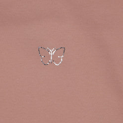 Girls Cotton Graphic Crew Neck Sweat Tee