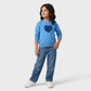 Girls Cotton Embellished Sweat Tee