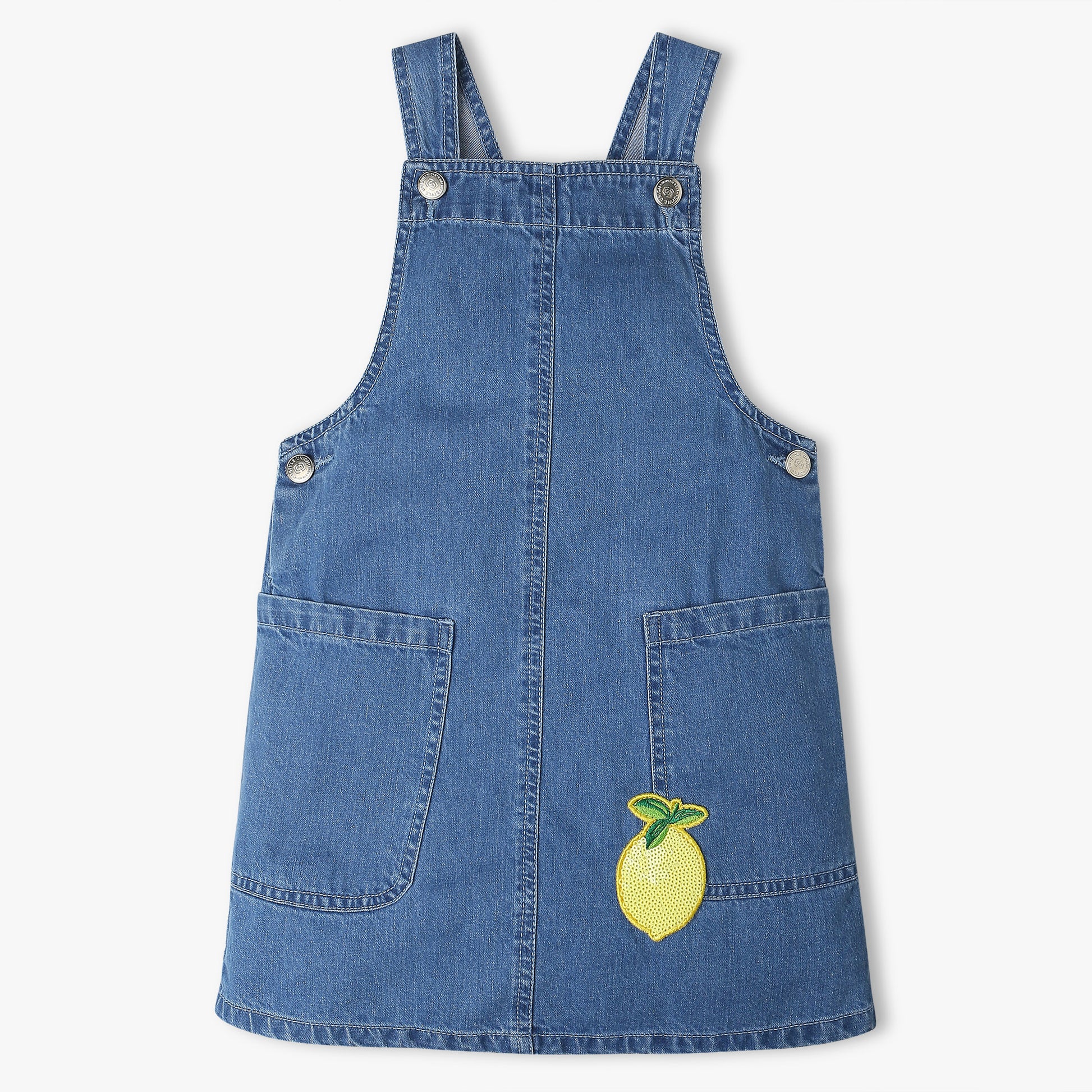 Girls Regular Fit Solid Dress