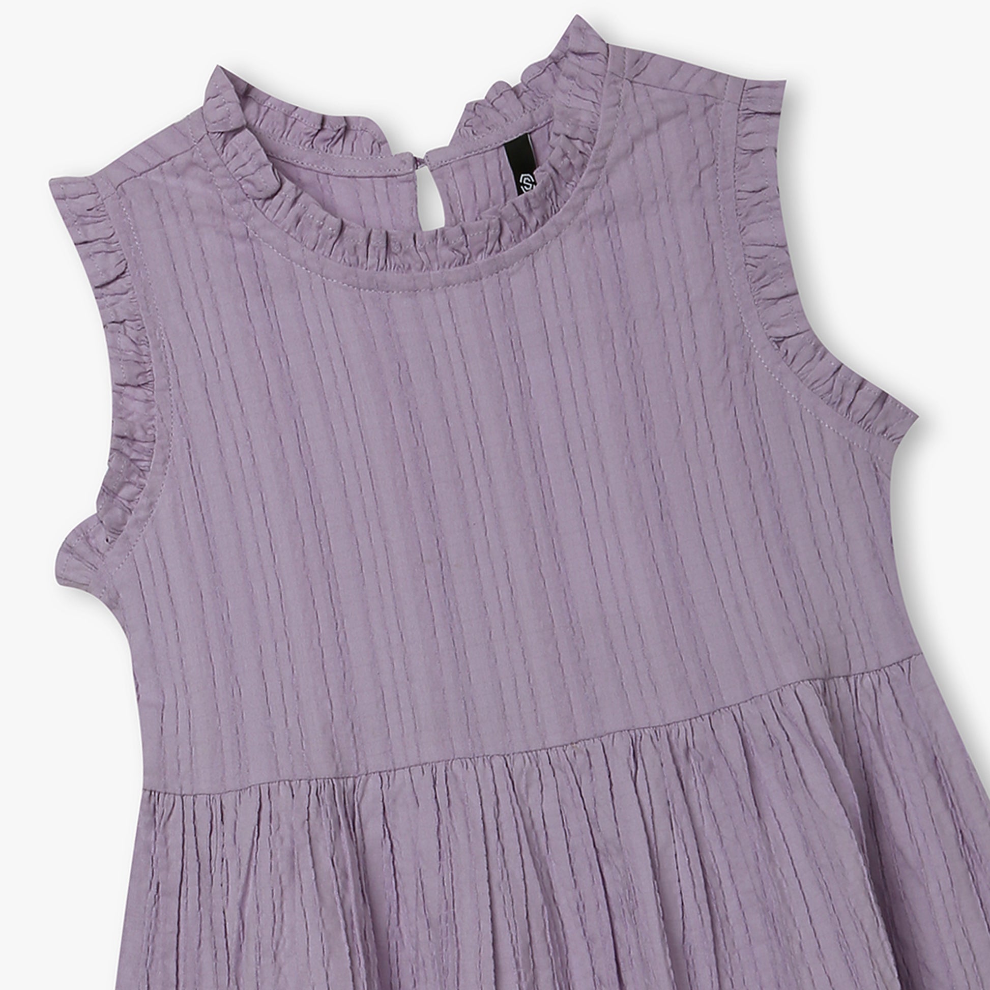 Girls Knitted Sleeveless Dress
