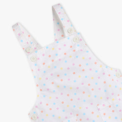 Girls Regular Fit Printed Square Neck Sleeveless Dress