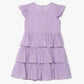 Girls Regular Fit Solid Round Neck Dress