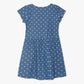 Girls Above Knee Polka Dot Dress
