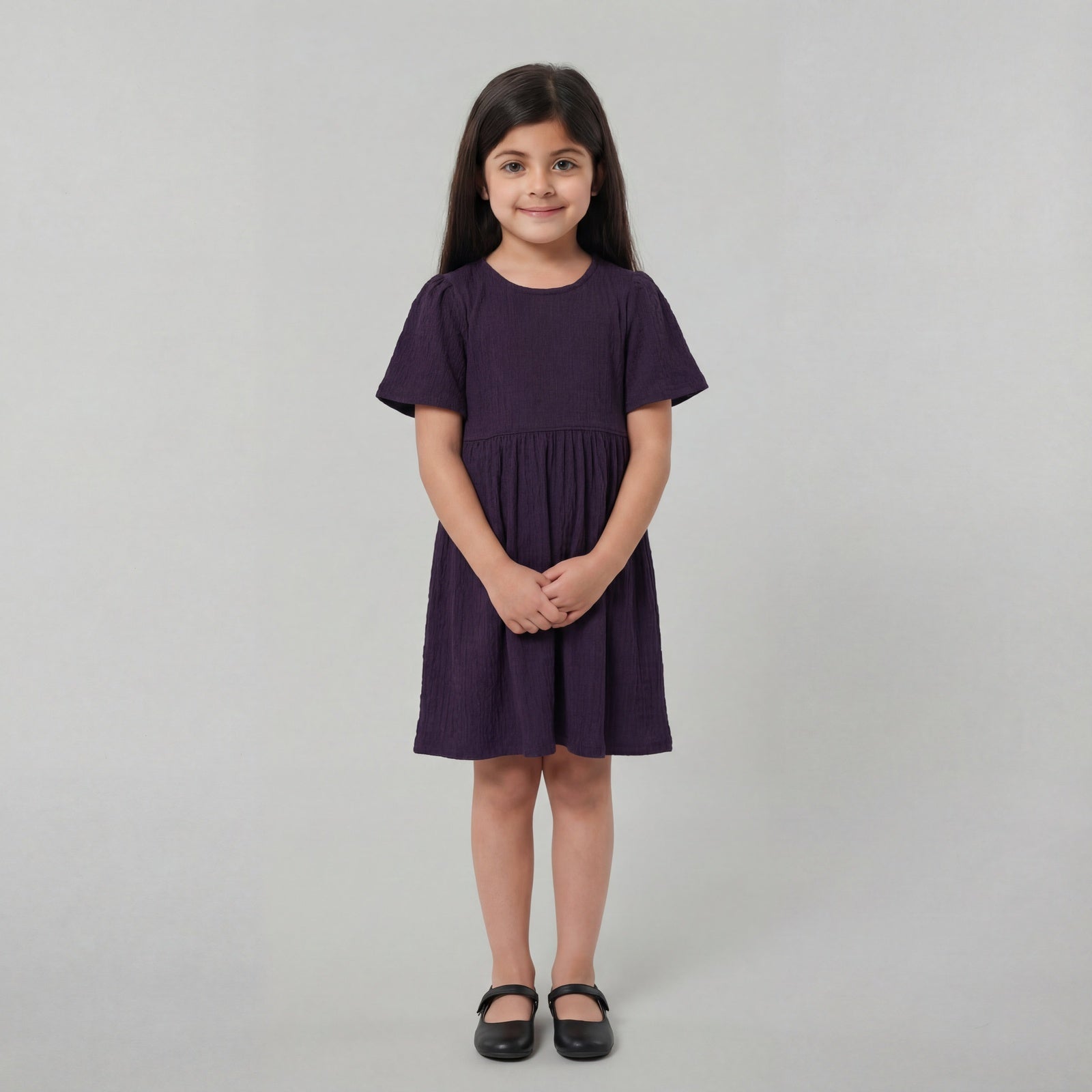 Girls Cotton Sleeveless Frock
