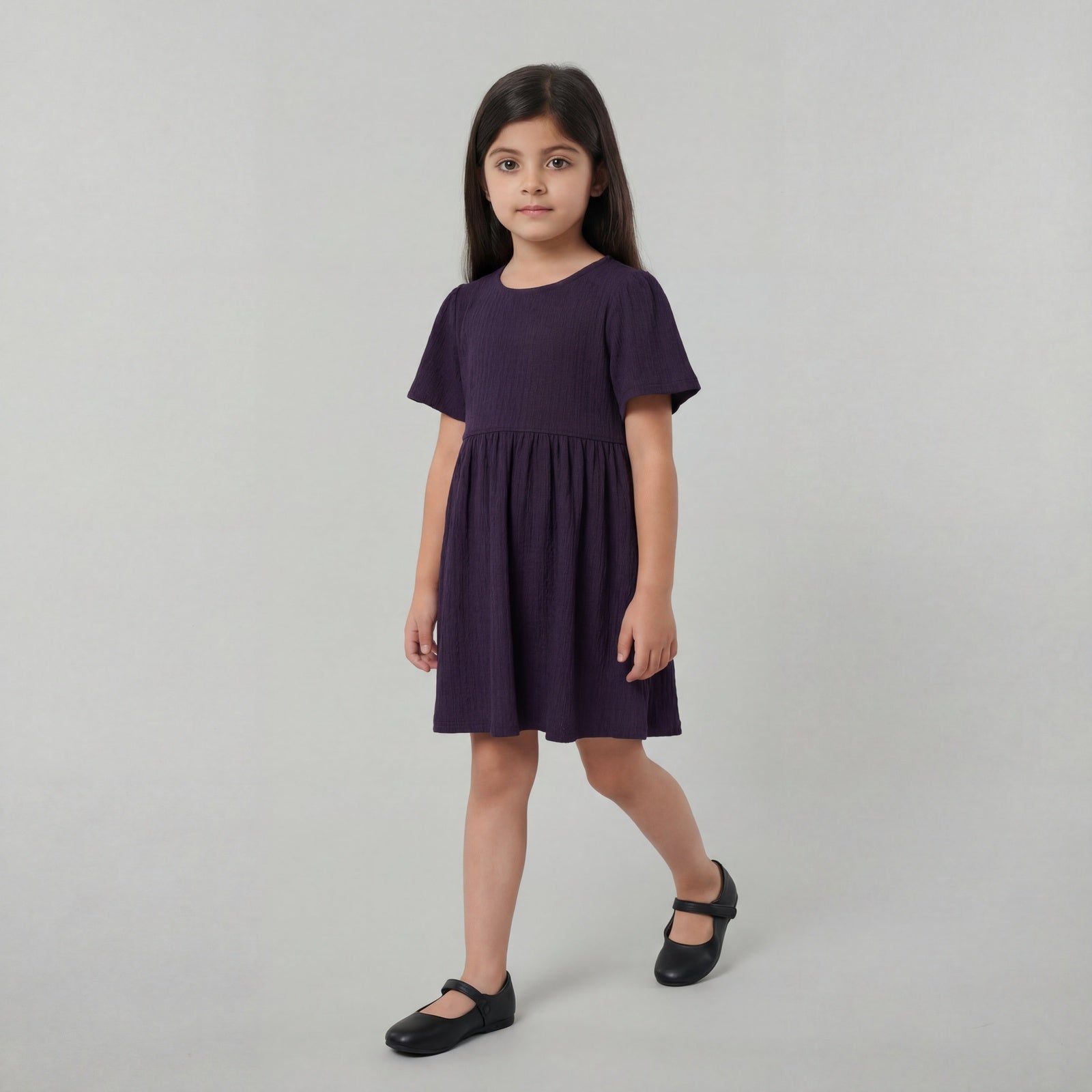 Girls Cotton Sleeveless Frock