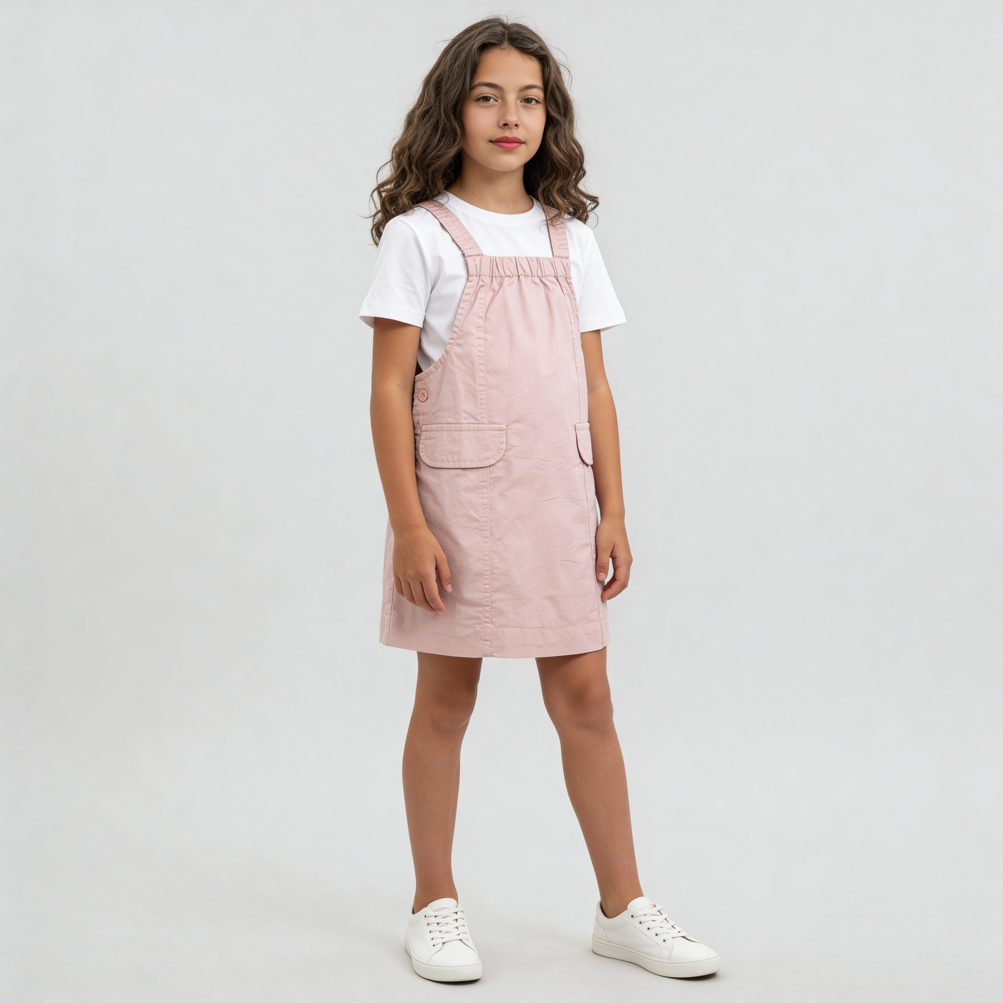 Girls Solid Dress