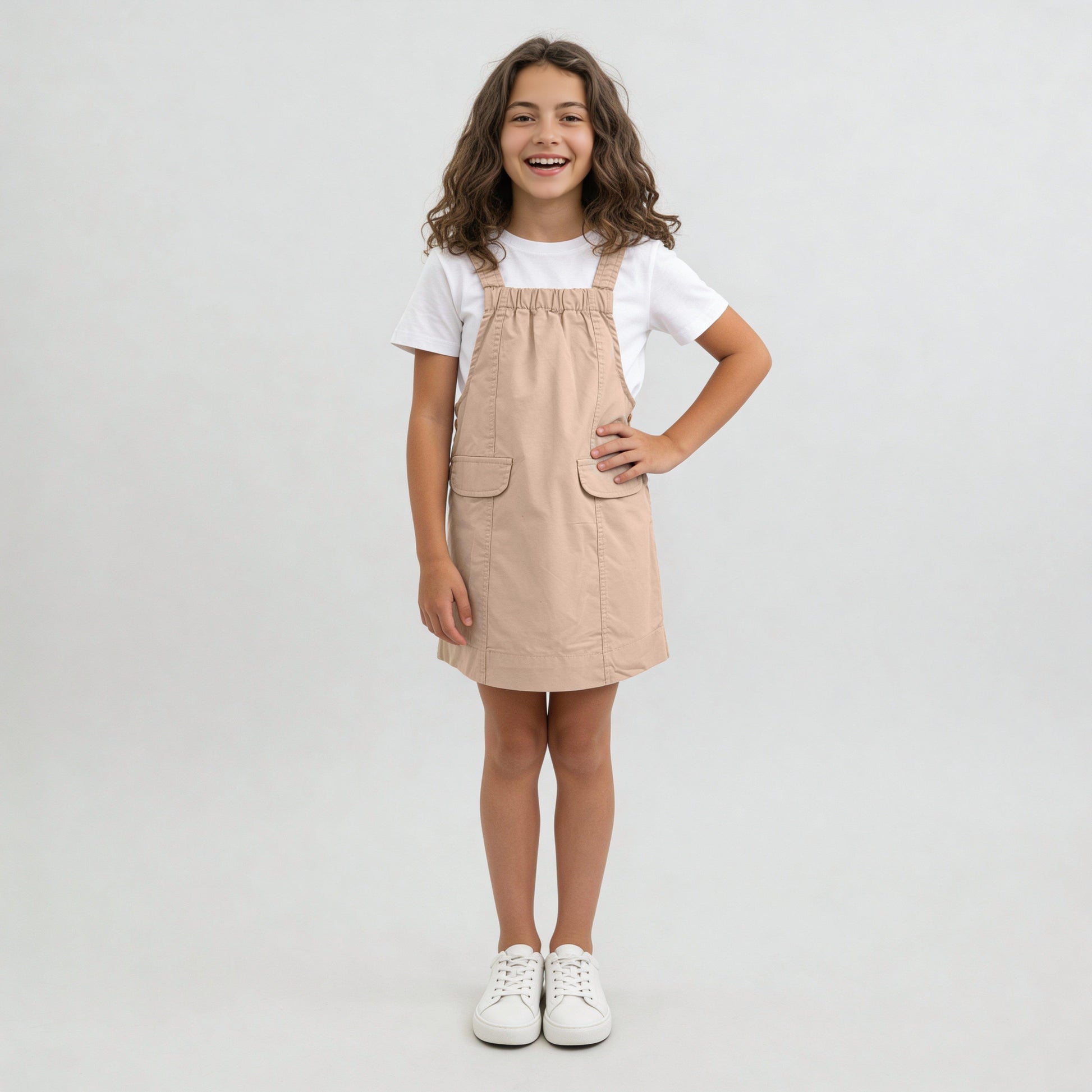 Girls Solid Dress