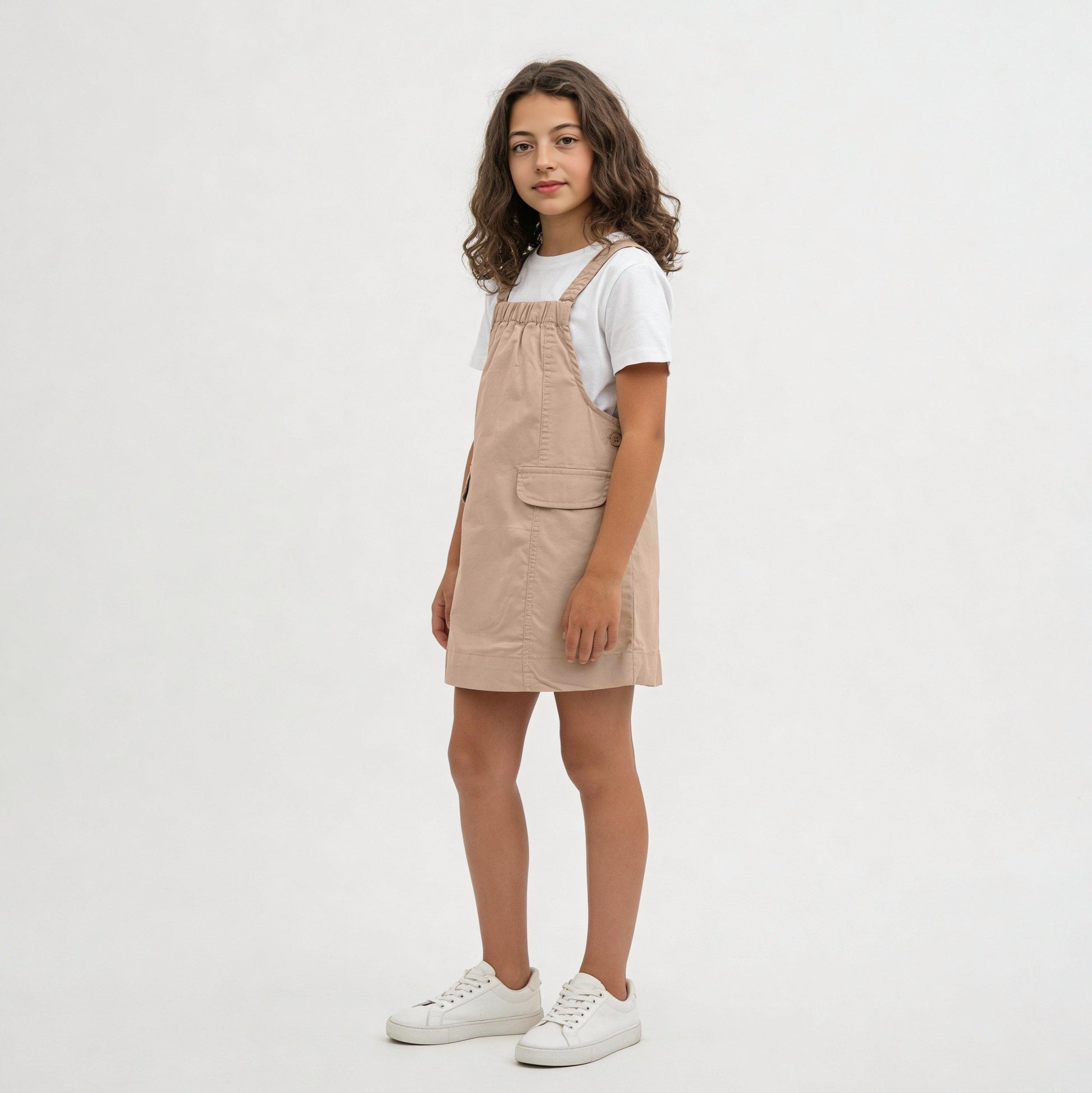 Girls Solid Dress