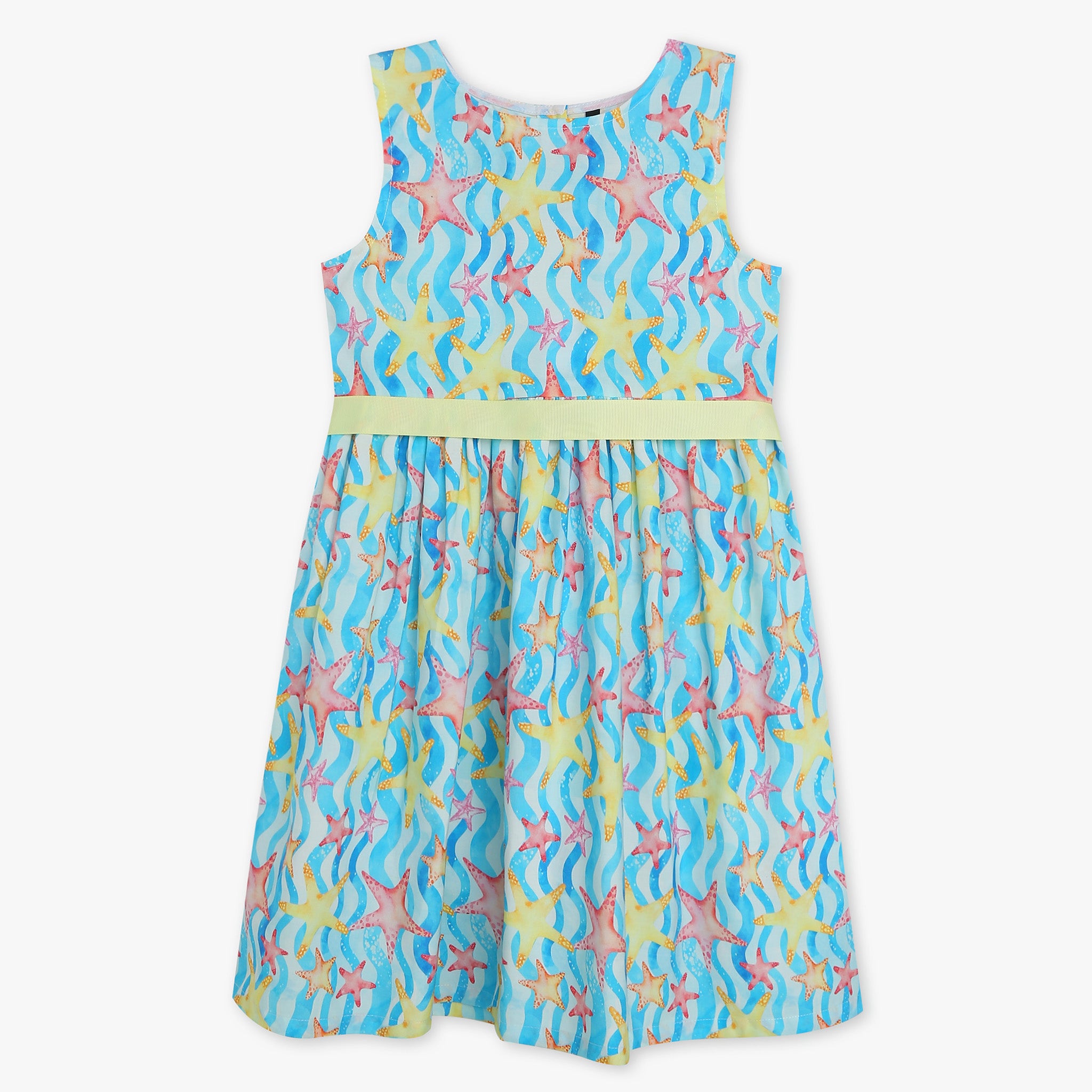 Girls Sleeveless Fashion Frock