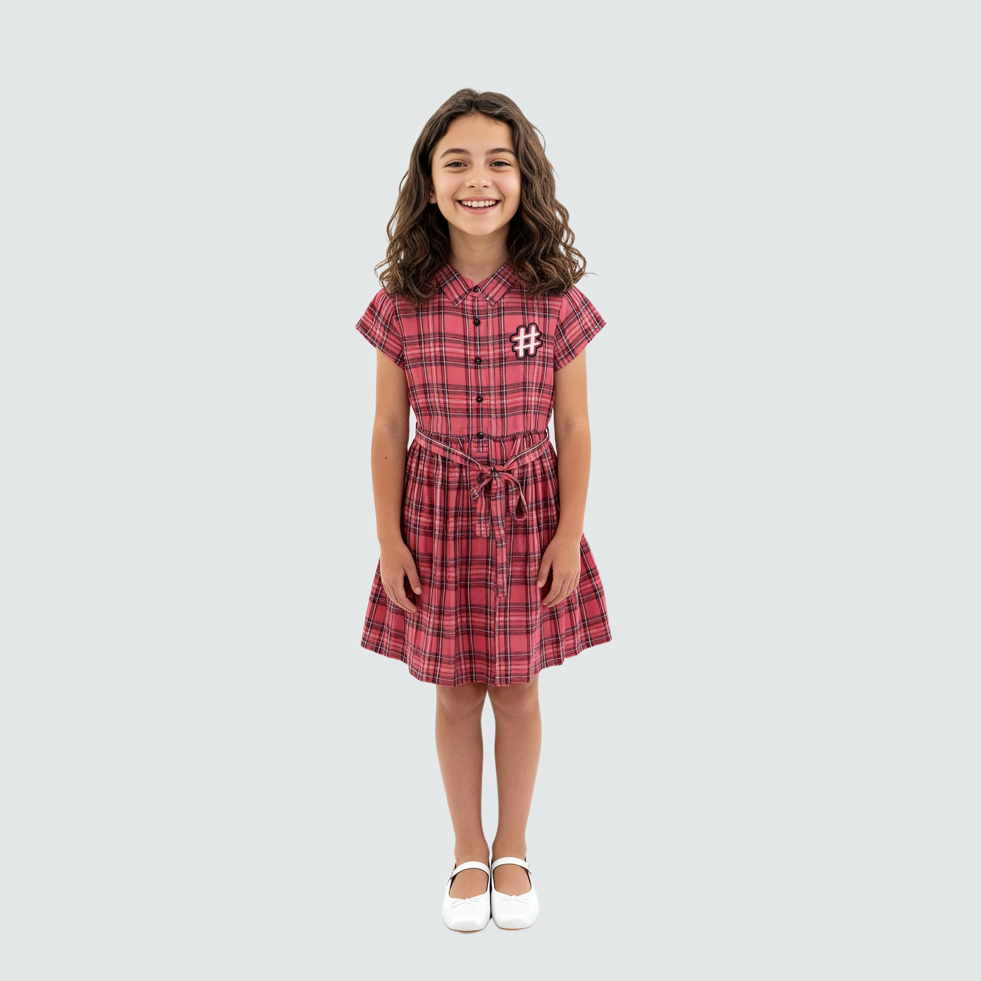 Girls Checkered Frock