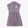 Girls Checkered Knee Length Frock