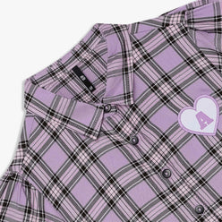 Girls Checkered Knee Length Frock