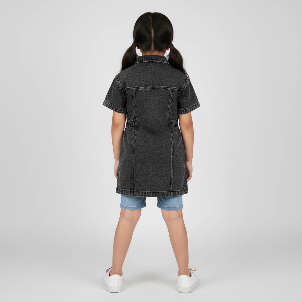 Girls Denim Dress