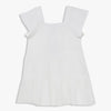 Girls Cotton Solid Knee Length Frock