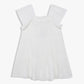 Girls Cotton Solid Knee Length Frock