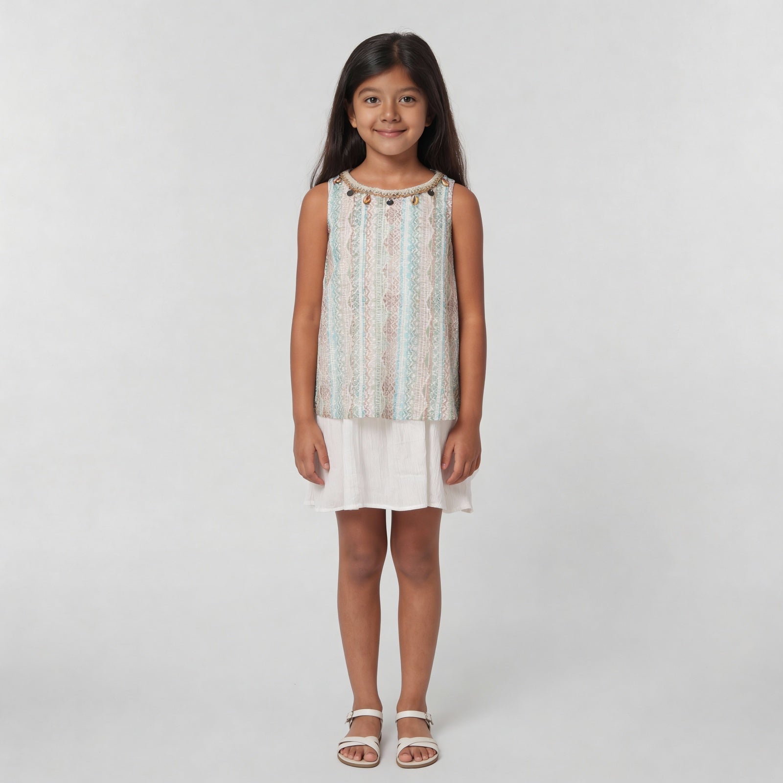 Girls Solid Dress