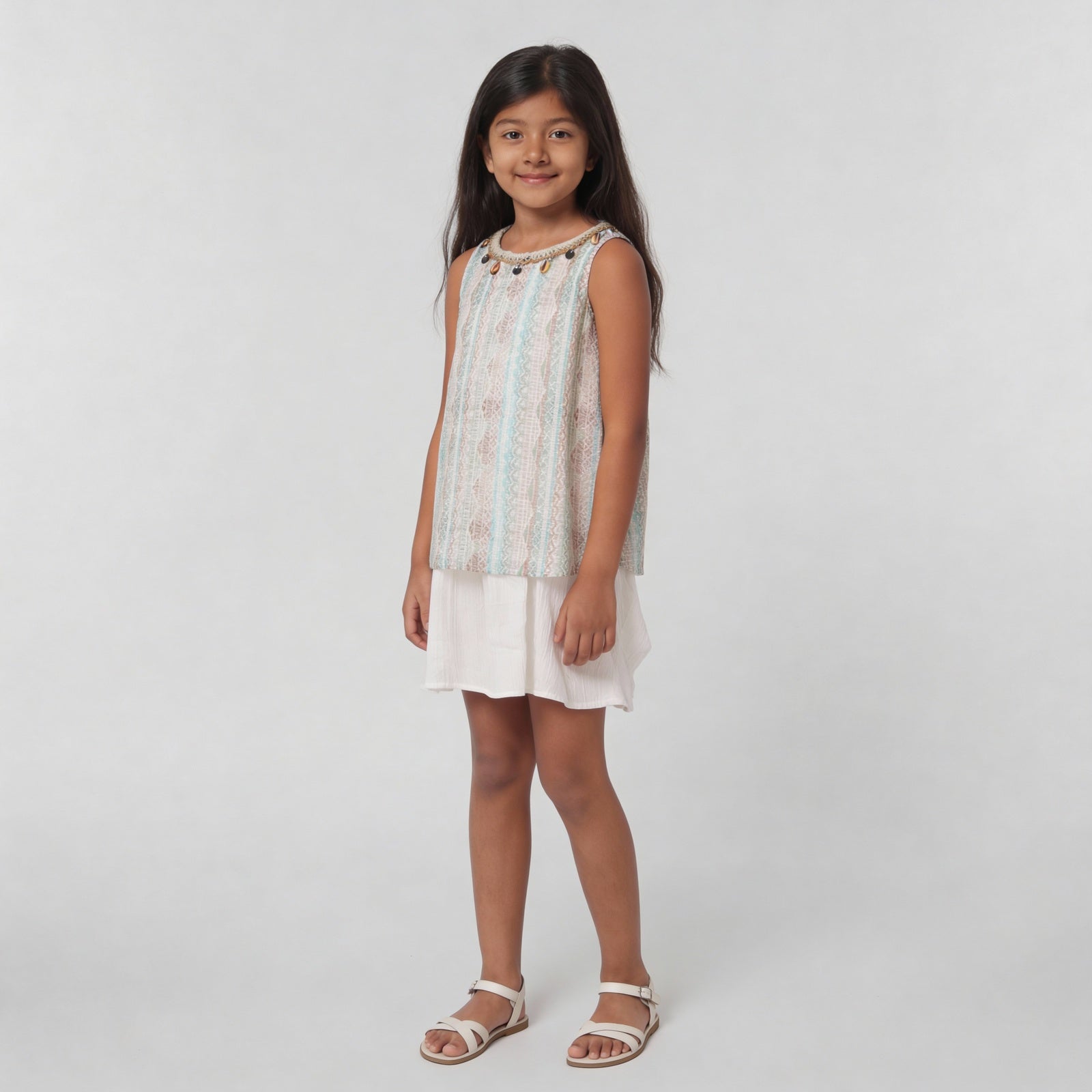 Girls Solid Dress