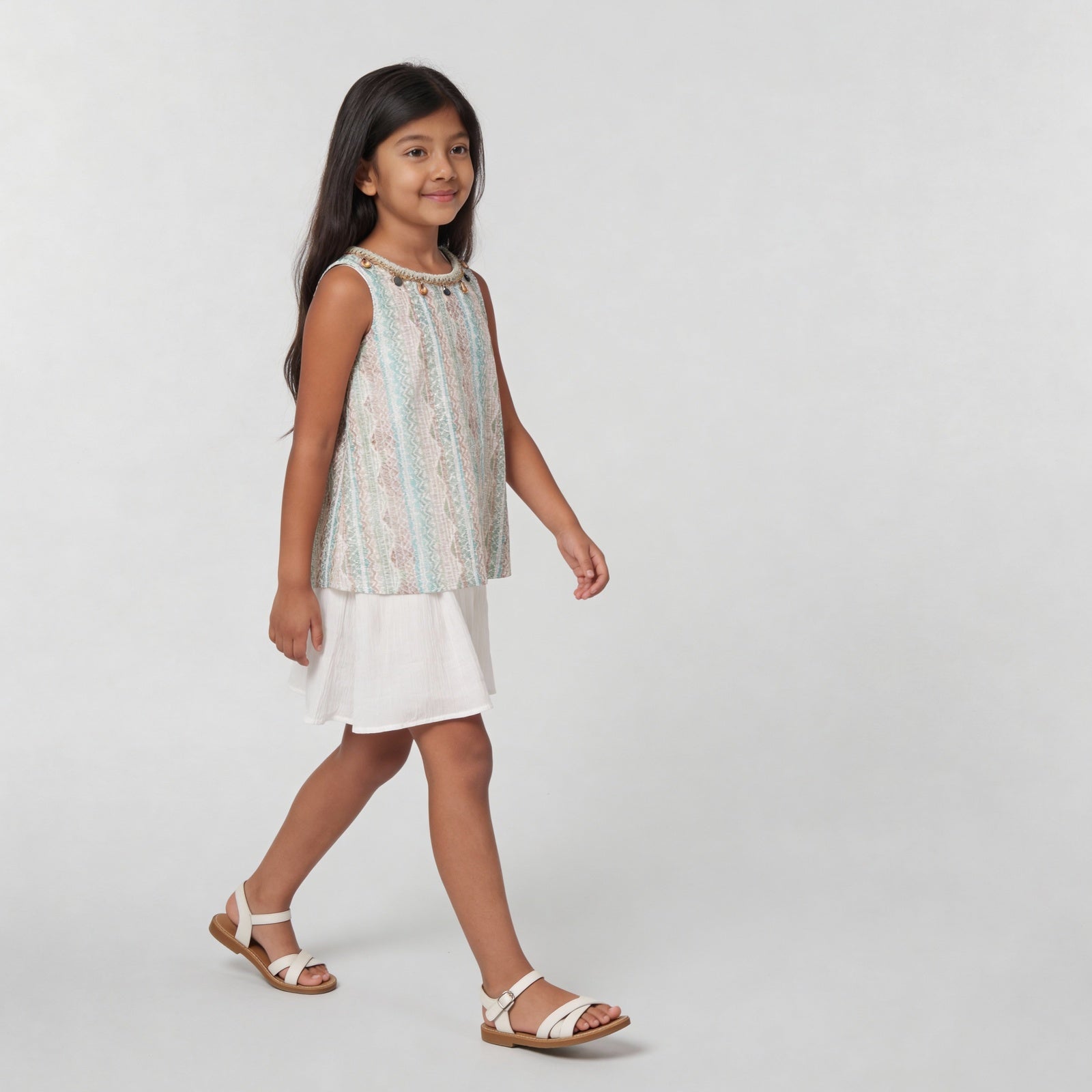Girls Solid Dress