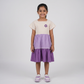 Girls Tiered Colourblock Dress
