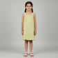 Girls Elasticated Neckline Flowy Dress