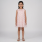 Girls Heart Print Tulle Dress