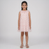 Girls Heart Print Tulle Dress
