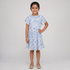 Girls Cotton Floral Printed Dress