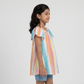 Girls Cotton Printed Striper Dress