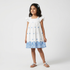 Girls Cotton Embroidered Dress