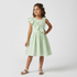 Girls Cotton Embroidered Dress