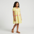 Girls Cotton Relaxed Fit Solid Dress