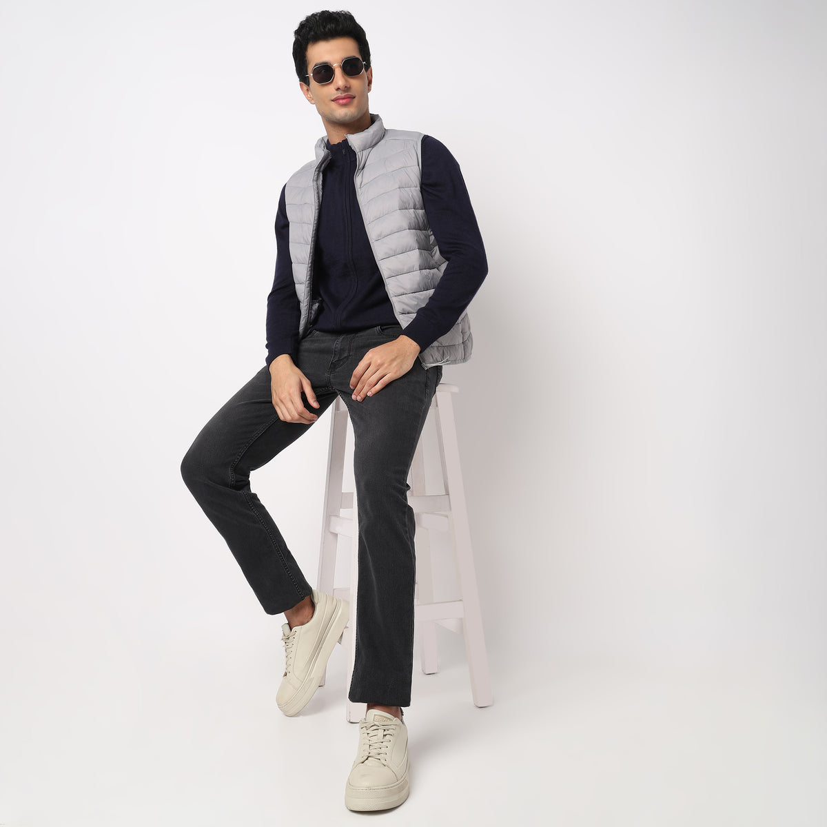 Heat-X Ultrapuff High Neck Sleeveless Bomber Jacket - Water Repellant Fabric with Zippered Hand Pockets